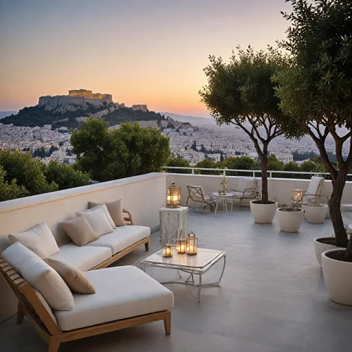 Elegant hotels with a view of the Acropolis in Athens